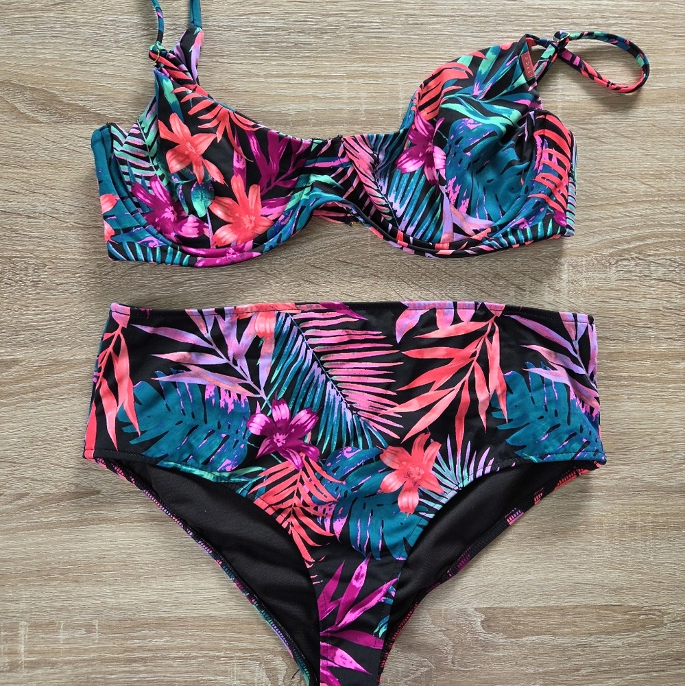 Tropical Floral Bikini Set